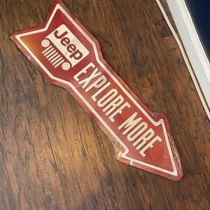 Metal Jeep Sign